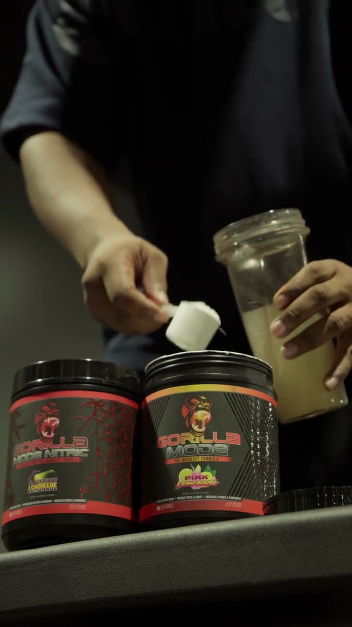 Gorilla Mind pre workout UGC